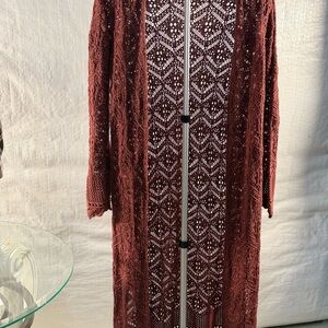 Freshman Women's Brown Cardigan Sweater